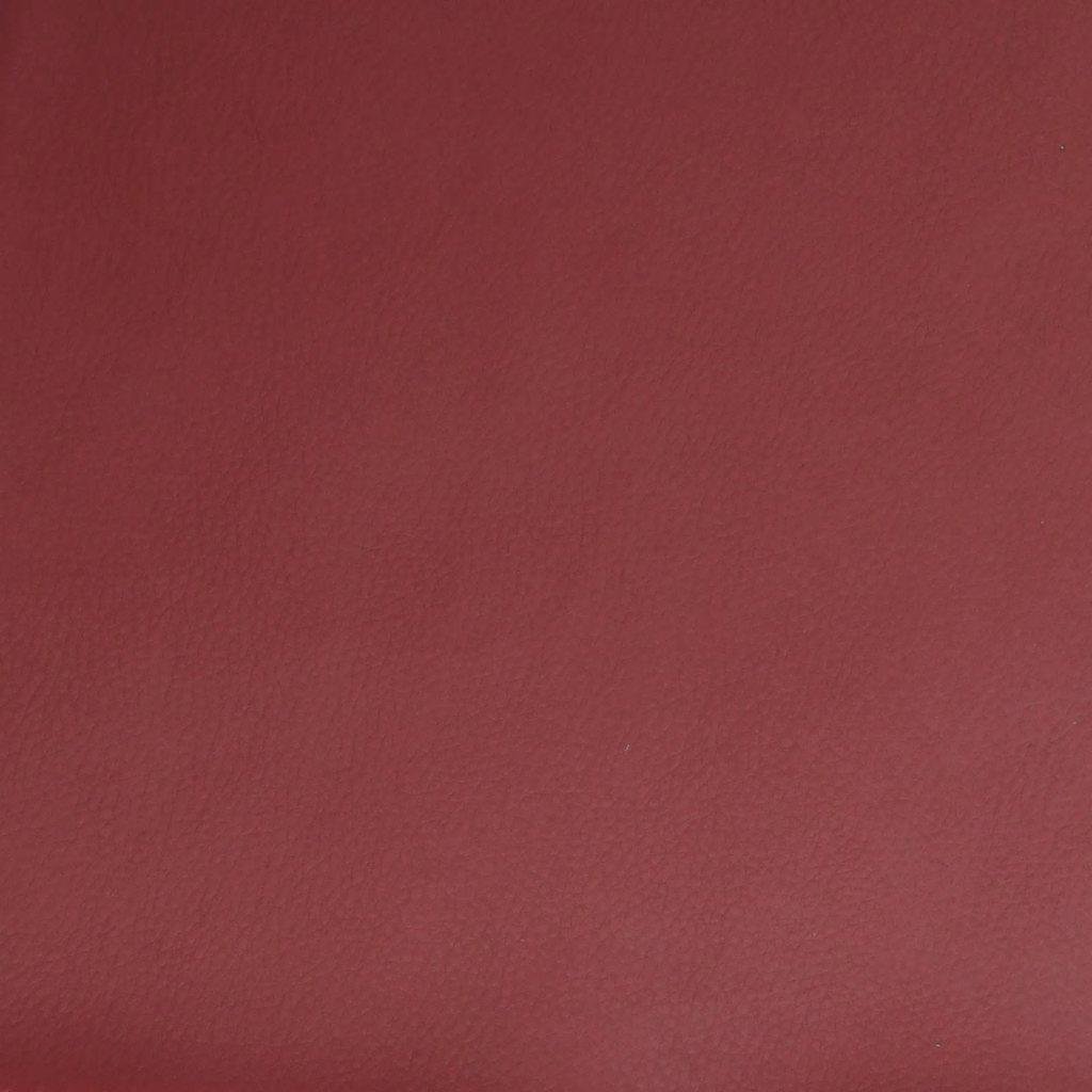 Electric Recliner Chair Burgundy Artificial Leather