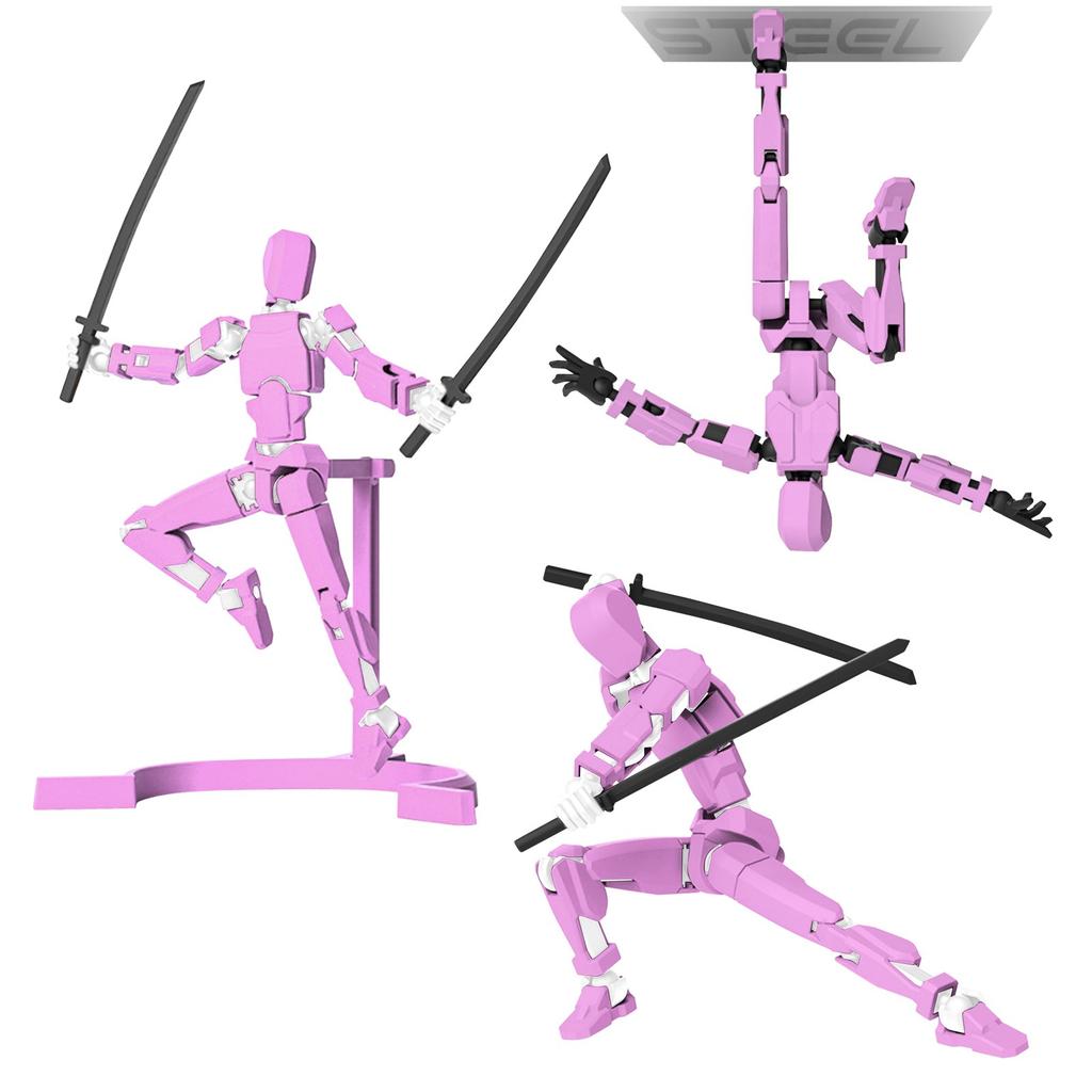 Магнитная кукла с 13 подвижными суставами, напечатанная на 3D-принтере, кукла-манекен 4-го поколения, полностью уменьшающаяся в размерах