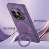 Magnetic Hinge 360 All-included Case for Oppo Find N5 Outer Screen Glass Magnetic Charge Ring Holder Cover for Oppo Find N5 Case