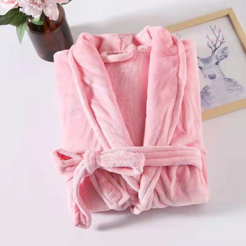 Women Pajamas Home Clothes Pajamas Bathrobes Couple Bathrobes Unisex Extended Bathrobes Modern Home Pajamas
