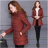 Women Winter Parkas Down Cotton Jacket Thicken Warm Slim Hooded Outerwear Female Cotton Padded Coats Casual Outwear