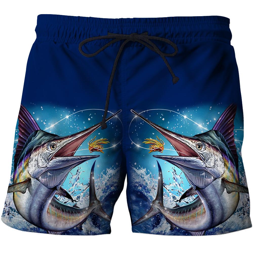 Mens Swimwear Shorts Animal 3d Surfing Board Short Beach Shorts Men Trunk Masculina Swimsuit Sports Pants Brief Loose Shorts