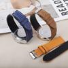 Genuine Leather Watch Straps 20mm 22mm Handmade Palm Pattern  Wristband Belt Watchband Quick Release Watch Band for Men Women