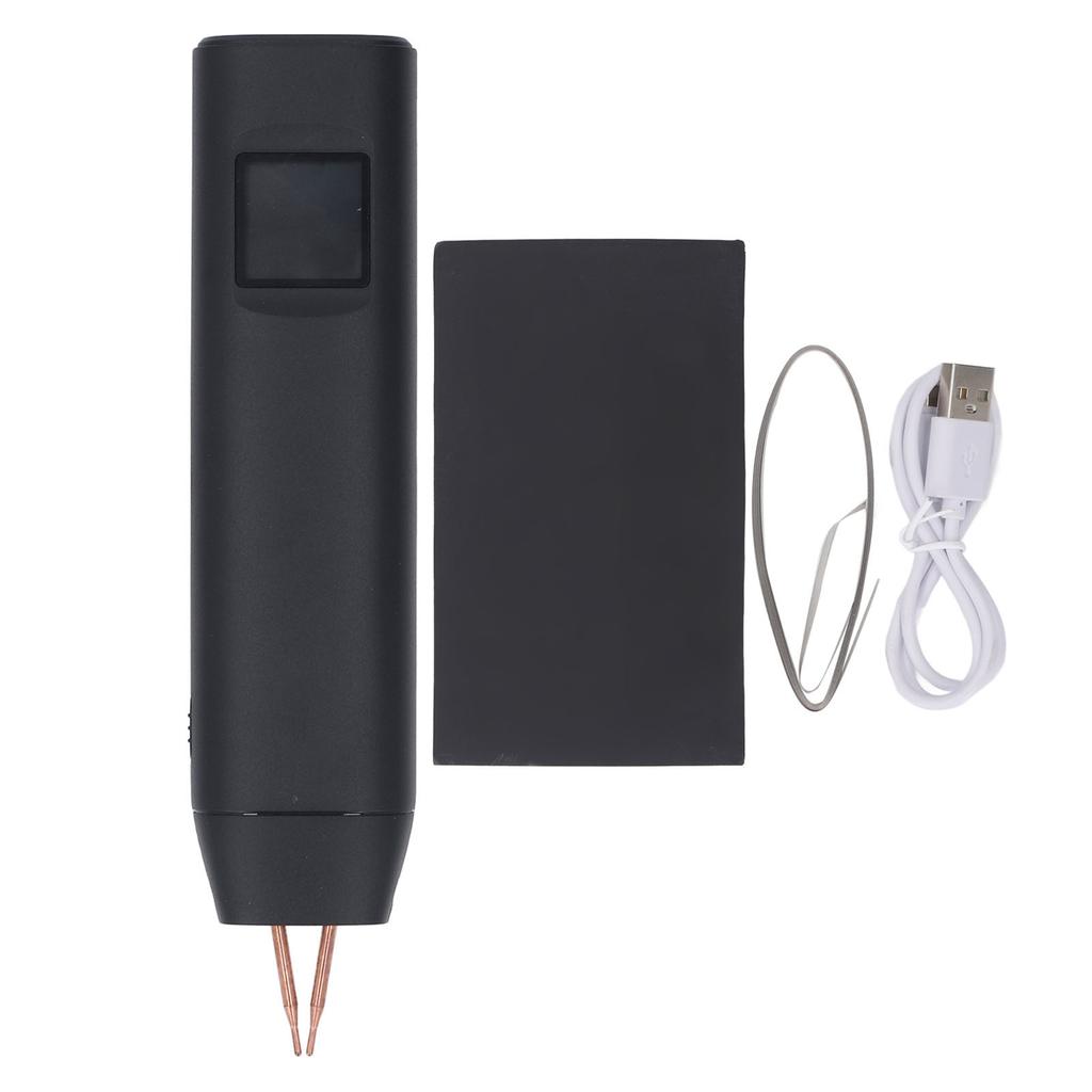 Mini Spot Welder 650A Output 90 Gears Adjustable Handheld Rechargeable Spot Welding Machine