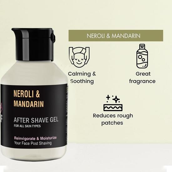 Гель после бритья Pink Woolf для мужчин и женщин, НЕРОЛИ и МАНДАРИН, Прекрасно пахнет и поддерживает здоровье вашей кожи - 110 мл (Пакет из 1)
