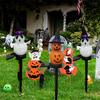 Halloween Decorations Solar Garden Lights Outdoor, Specter Pathway Decorations, Waterproof Outside LED Lamp Decor For Yard Patio