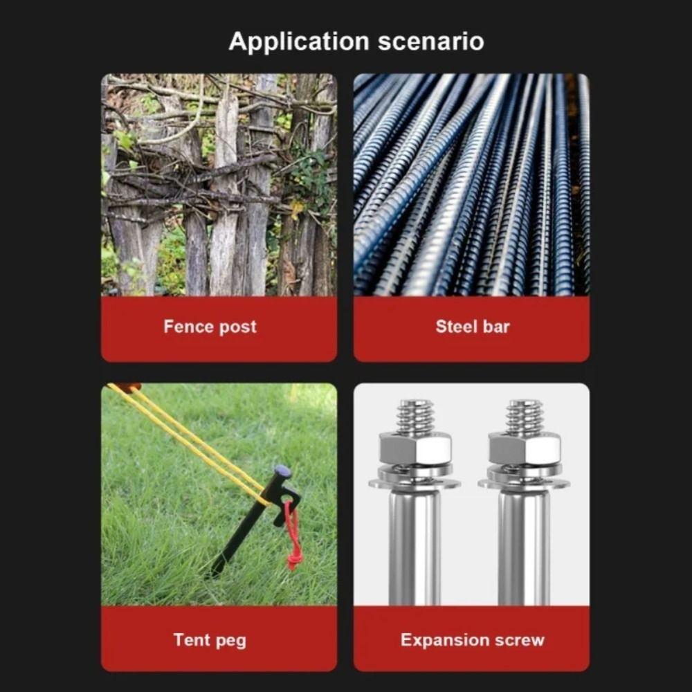 Durable 40CrMo SDS PLUS Hammer Bit 16/19 mm Detachable Design Ground Rod Driver 4 Slot Round Shank Impact Hammer Bit