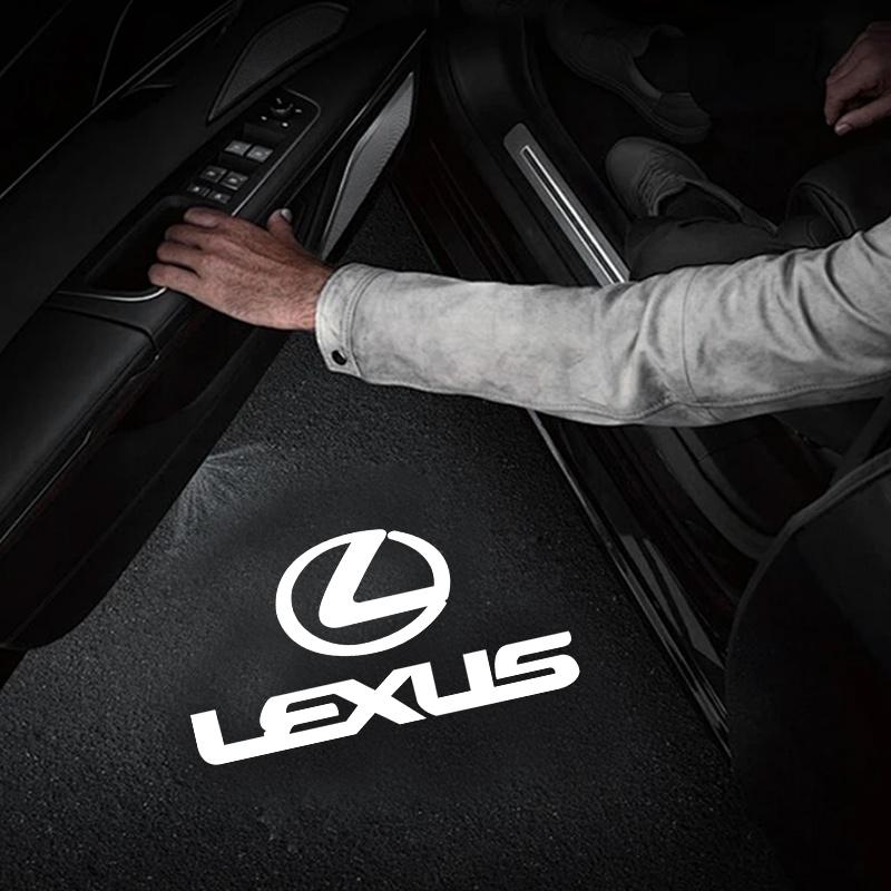 Для Lexus ES ES250 ES300 ES350 RX RX300 GX UX LX470 LX570 RC Светодиодный проектор приветствия на дверь автомобиля Теневой свет Автоаксессуары