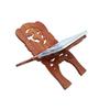 Wooden Hand Carved Holy Book Stand for Quran, Bible, Bhagwat, Gita, Ramayana & Guru Granth Sahib for Reading OM Rehal Stand