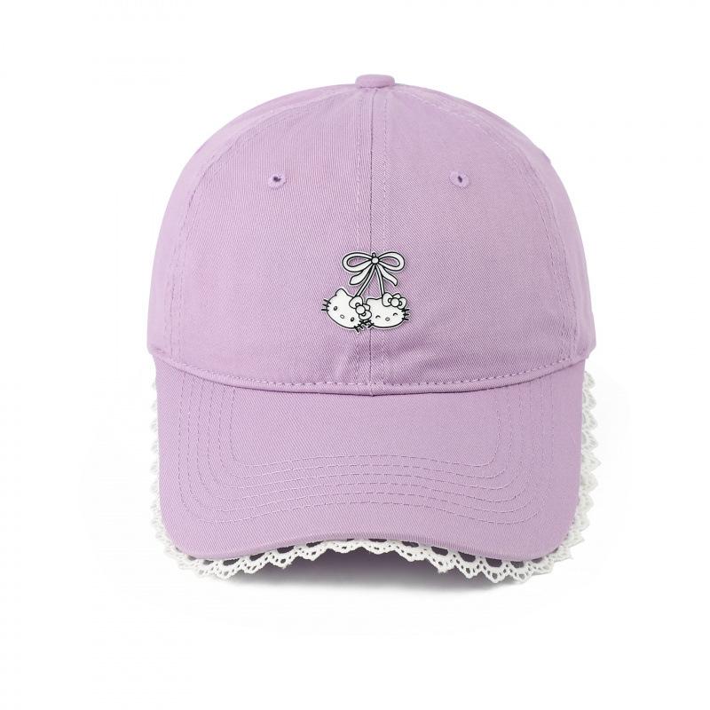 Japanese Sweet Baseball Cap Female College Style Spring And Summer Cute Kitty Cap Versatile Casual Style