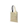 ISSEY MIYAKE Prism Artificial Leather Tote Bag, Shopping Bag, Handbag, Shoulder Bag Small Unisex Butter Yellow BB23-AG527-49