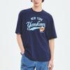 New MLB T Shirts Unisex Marine Blue 3ATSE0253-50NYS