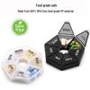 Portable 7-Compartment Pill & Supplement Organizer
