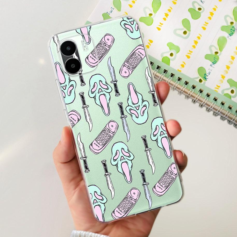 For Xiaomi Redmi A1 A 1 4G Case Fashion Flower Marble Soft Silicone Back Cover For Xiaomi Redmi A1 Plus Funda RedmiA1 A1+ Bumper