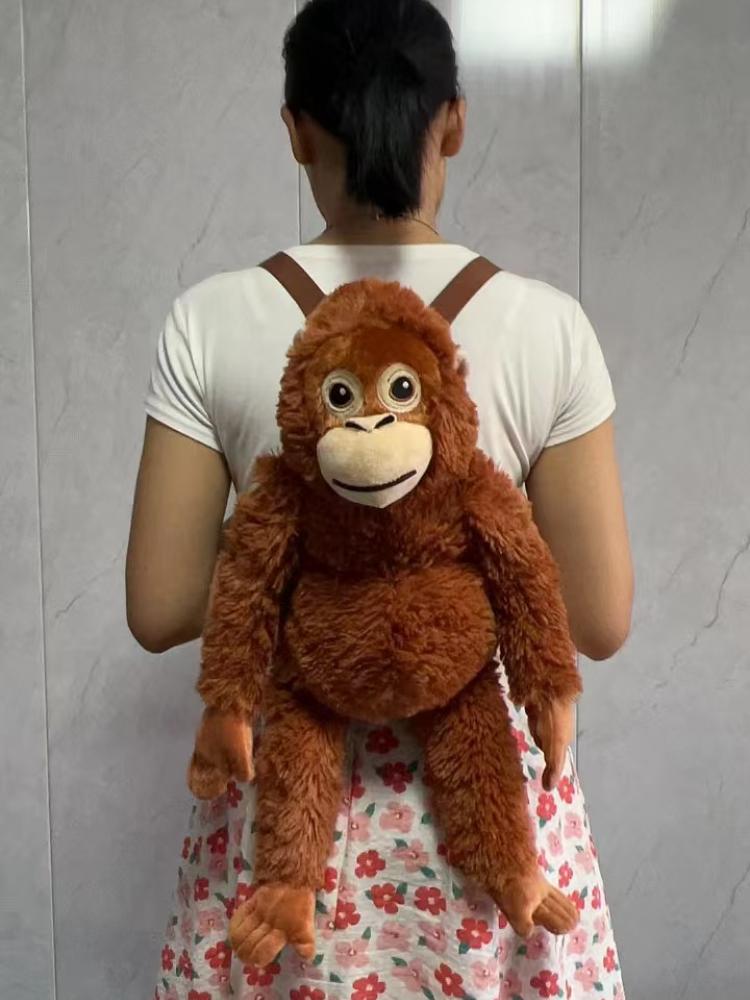 Имитация обезьяны кукла-орангутанг супер мягкая мягкая сумка животные плюшевые игрушки аниме мультфильм декор мальчики девочки подарки на день рождения подушка