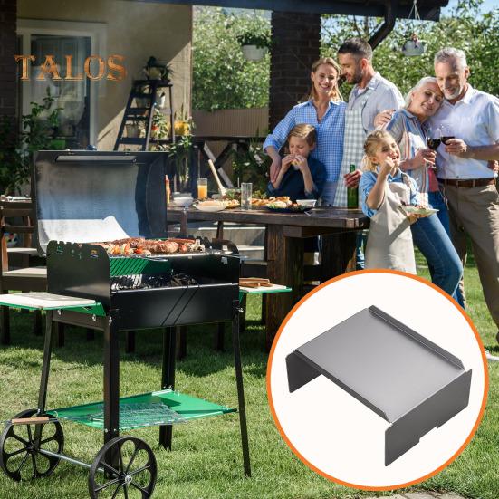 Теплоотражатель из нержавеющей стали для пеллетного гриля Pit Boss Теплозащитный экран Диффузор Дефлектор Аксессуар для гриля Под пламенем Поднос для гриля Tamer