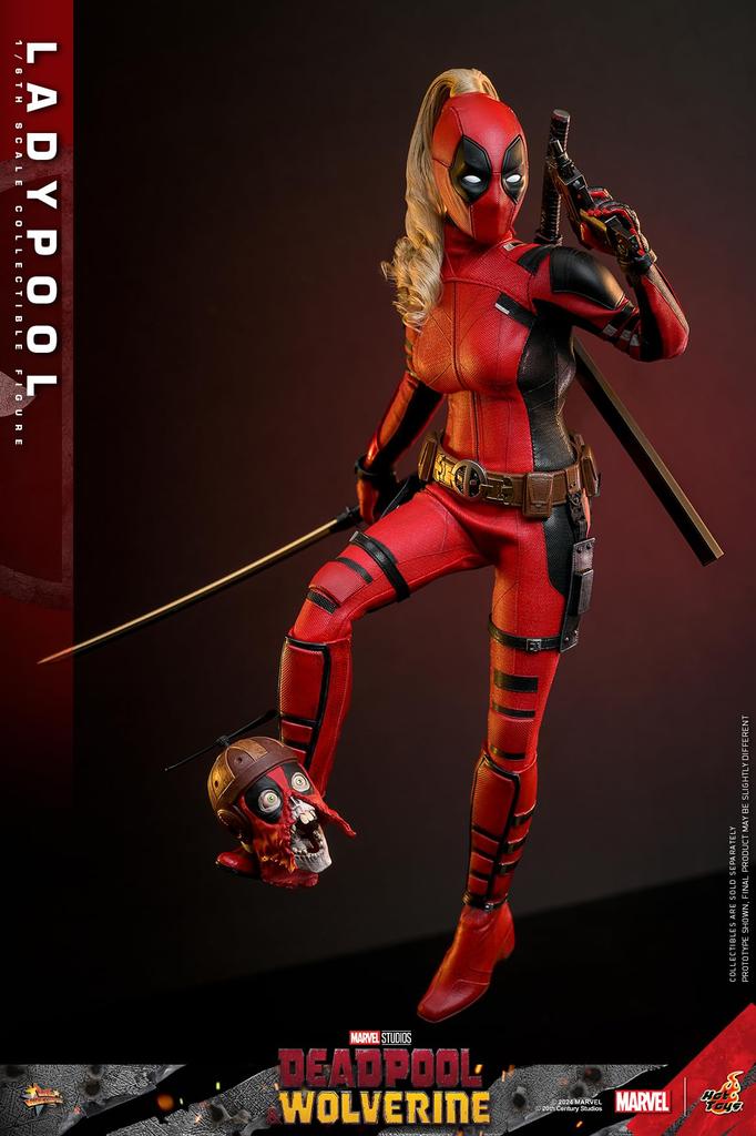 Movie Masterpiece Deadpool Wolverine Lady Deadpool Scale Figure & 1/6