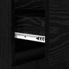Sideboard in Black Oak Look 35 x 40 x 70 cm Engineered Wood