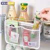 1pc Refrigerator Door Organizer Fridge Hanging Mesh Bag For Kitchen Storage Bag