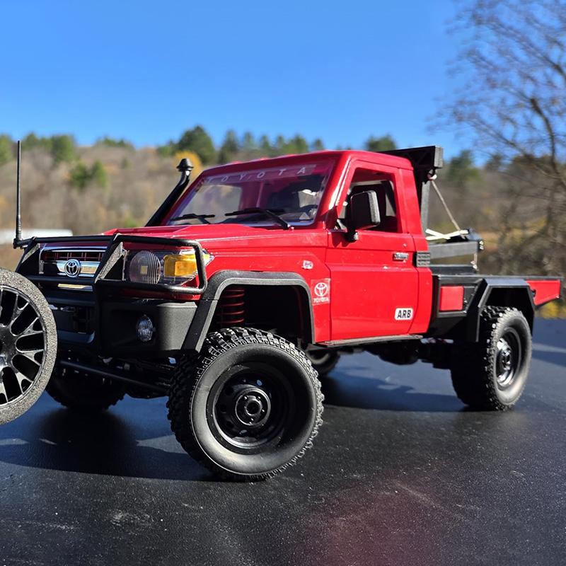 Mn82T 1:12 2.4G Радиоуправляемый Гусеничный Кран 4WD Грузовик с Дистанционным Управлением Lc79 Внедорожный Пикап Модель Машинки для Скалолазания RC Игрушка для Взрослых Подарок