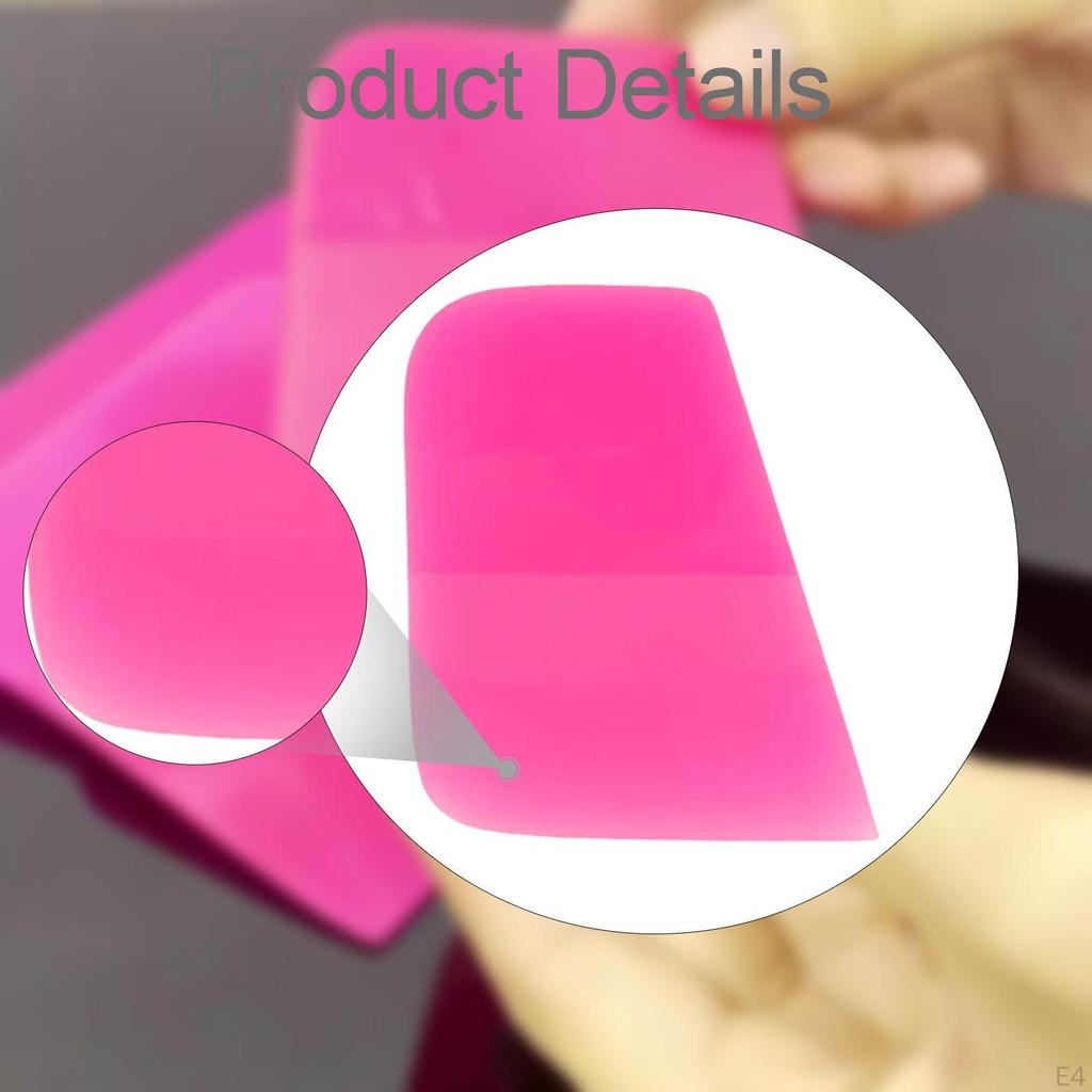 Anti Scratch Rubber Squeegee Home Decal Tool for Car Tinting Ergonomic Grip Lightweight