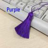 5CM Short Fat Tassel Chinese Knot Vertical Ice Silk Pendant DIY Handicraft