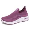 Повседневные женские сетчатые кроссовки Женские балетки Слипоны Вулканизированная обувь Новые Нескользящие Платформа Удобная обувь Женская Мода