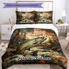 3PC Custom Name American River Salmon bedding,soft and breathable,2D flat print,room decor.,Poster Three-piece set,Soccer Three-piece set,Art,Poster,S