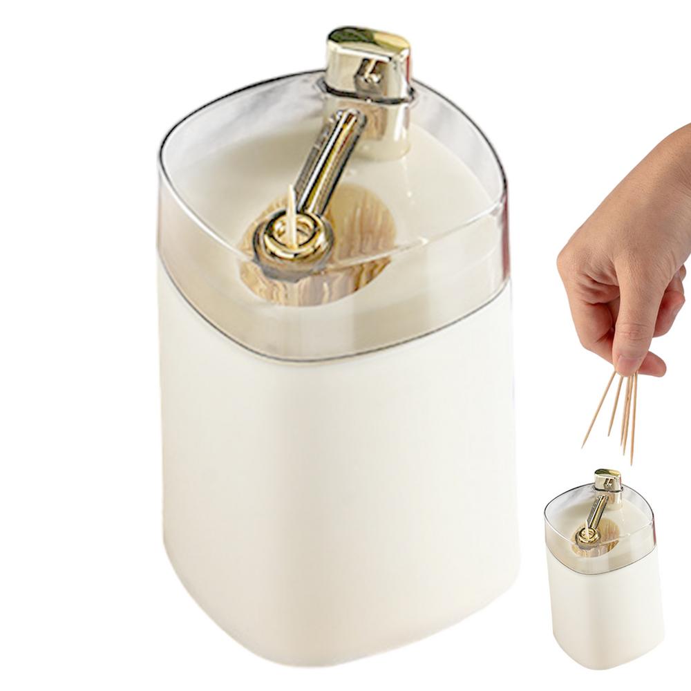 Автоматический держатель для зубочисток Диспенсер для хранения зубочисток Коробка-держатель для зубочисток Раскладной автоматический держатель для зубочисток Канистра для зубочисток