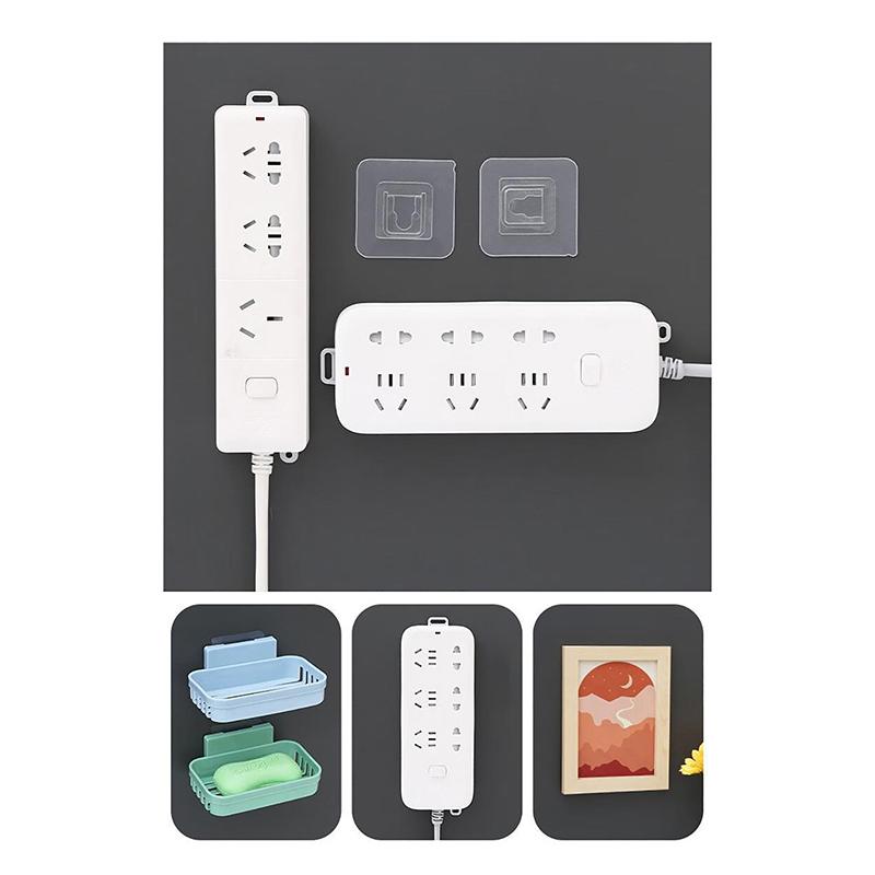 1-10 пар двухсторонних самоклеящихся настенных крючков, прозрачные присоски, крючки-присоски, многоцелевые держатели для органайзеров для спальни и кухни