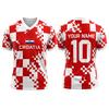 Plain DIY Top, Blank Short Sleeve Soccer for Custom Printing, Shirt