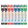 Стержни для шариковых ручек Zebra Sarasa Sarasa Набор из 8 штук NJK-0.5, Мульти, Select, Pre-Feel Совместимые, Черный, Красный, Синий, Зеленый, (RNJK5-BKRBLG-8AZ)