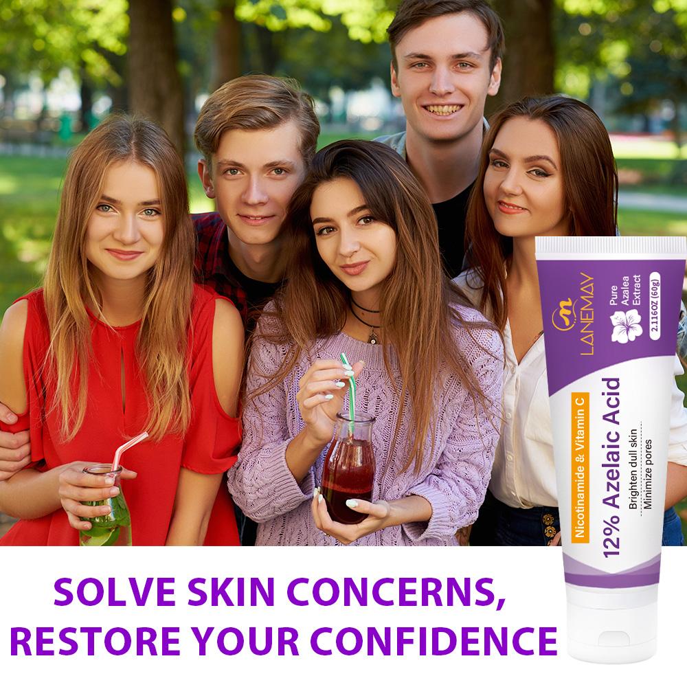 Крем с азелаиновой кислотой - Осветляет тусклую кожу - Минимизирует поры - Подходит для сухой и всех типов кожи, 60 мл