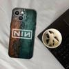 Спираль вниз Чехол для телефона Nine Inch Для iPhone 17,16,15,14,13,12,11,Pro,XS,Max,XR,Plus,E,SE4,Mini Черный Мягкий Чехол