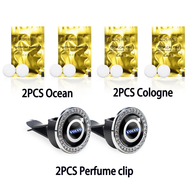 AABAP1 Car Air Freshener Auto Accessories Interior Perfume Diffuser For Volvo Xc60 Xc90 V40 V60 S60 V50 V90 S80 C40 XC40 V70 XC70 C30