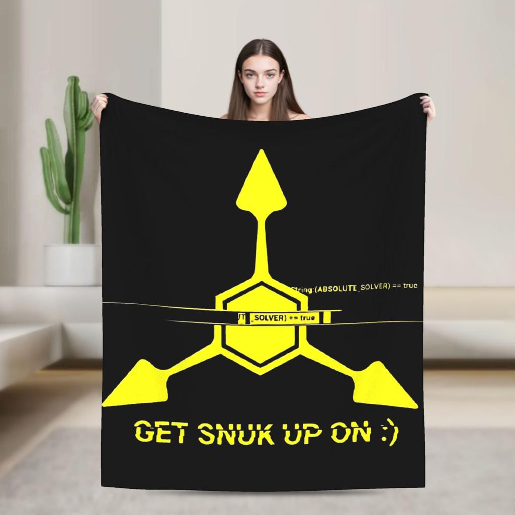 Murder Drones Blanket  Super Warm Aesthetic Plush Throw Blanket For Kids Adult Outdoor Flannel Bedspread Bed Cover