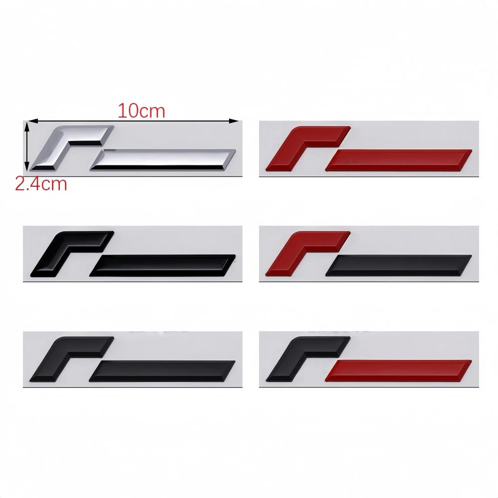 3D Metal VWR Emblem Badge Racing Line Rear Trunk Decal Tailgate Car Stickers For Golf GTI Sagitar Magotan Arteon Touarwg