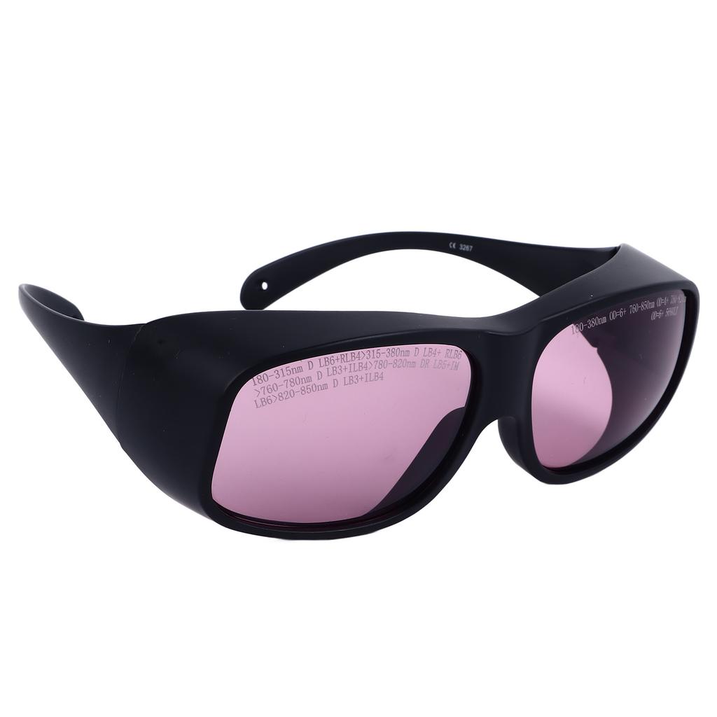 Cosmetology Safety Glasses Professional 808nm OD5 UV Blue Green Light Wavelength Protection Glasses