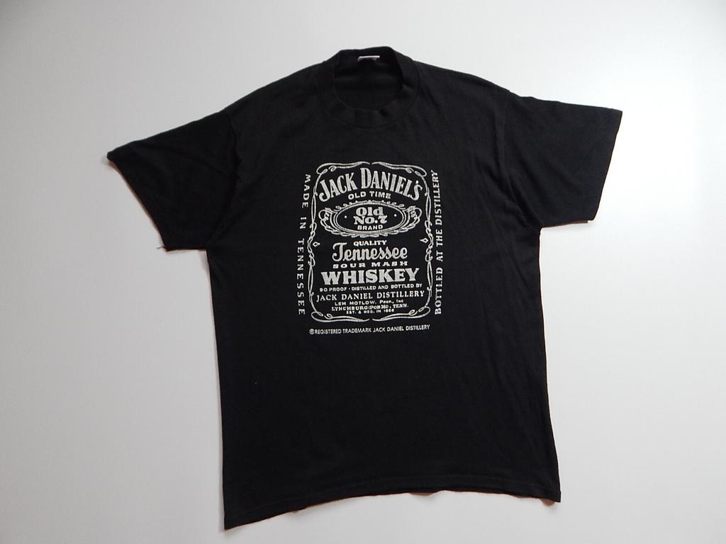 Винтажная футболка 80-х Jack Daniel's Tennessee Sour Mash Whiskey, размер XL, унисекс