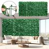 Artificial Ivy Fence Garden Fake Greenery Privacy Screen UV Fade Protection Faux Hedge Fence Screen for Wall Landscaping Balcony Garden Decor