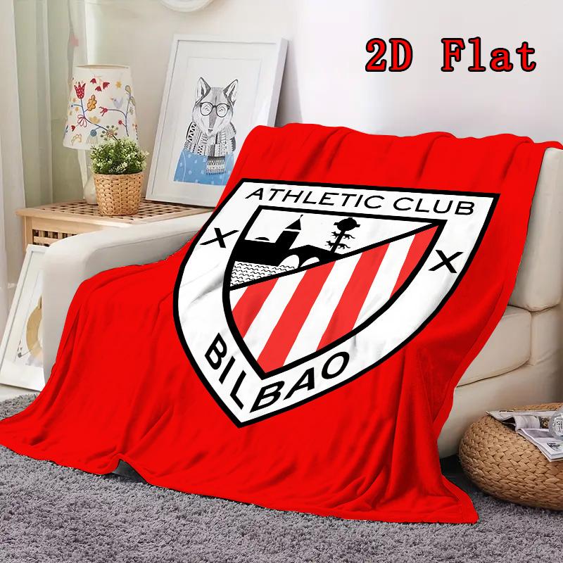 Athletic Club Pattern Flannel Blanket High quality All Seasons Warmth and Comfort Perfect for Christmas Gifts.