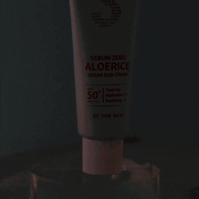 [Be The Skin] Веганский солнцезащитный крем Sebum Zero Aloerice 50 мл SPF 50+, PA++++
