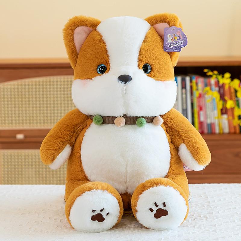 Corgi Cartoon Cute Dog Plush Toys Adorable Dolls Girls Children Gifts Birthdays