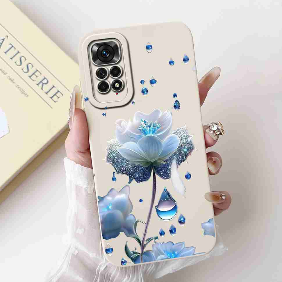 Cute Girl Cover For Xiaomi Redmi Note 11 Pro 4G Casing Soft Silicone Fundas Case For Redmi Note 11 Note11 Pro Cover Coque