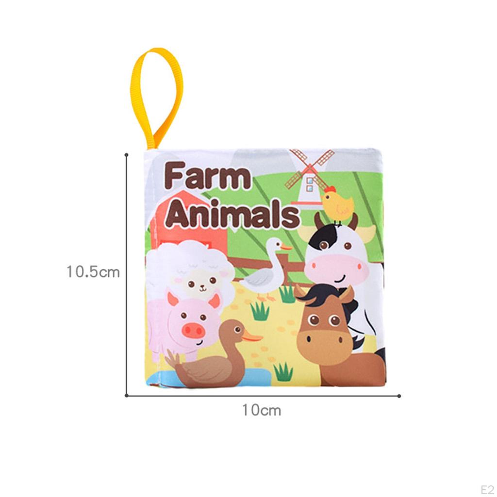 Baby Bath Cloth Book, and Feel for Kids, 0-3 Year Old, Toddlers