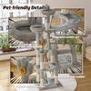 72" Tall Cactus Cat Tower Featuring Clear View Capsule, Durable Sisal Scratching Posts, Cozy Plush Platforms, and Built-in Interactive Toys –