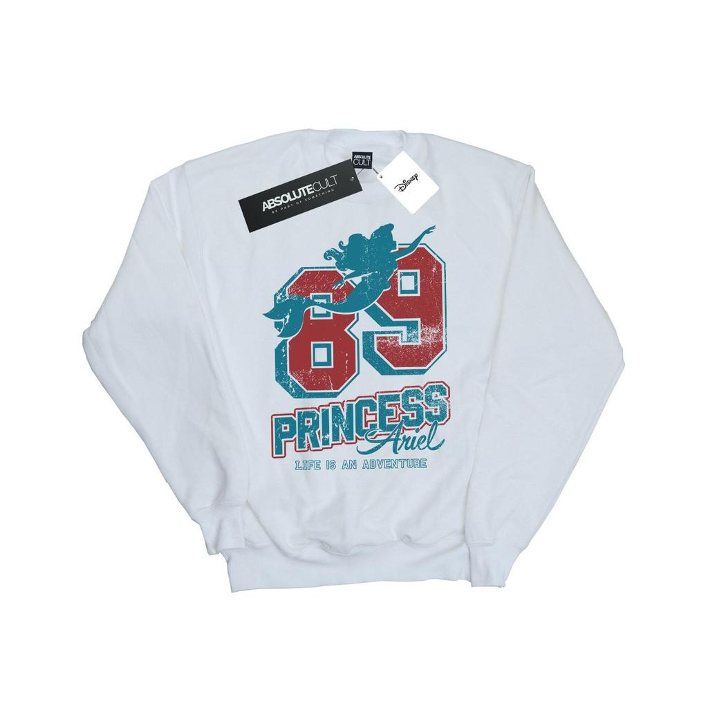 Disney Womens/Ladies Princess Ariel 89 Varsity Sweatshirt