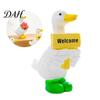 Charming Gift for Kids Mini Garden Duck Figurine, Cute Farm Dolls, Small Desktop Ornaments Car Dashboard Figurines, Micro Landscape DIY Dollhouse