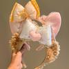 Lovely Stuffed Raccoon Headband For Women Face Washing Birthday Party Gathering Headpiece