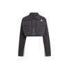 adidas Куртки Женские Черные Лацканы Умеренные IB4751